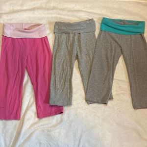 3 pairs 2t yoga pants